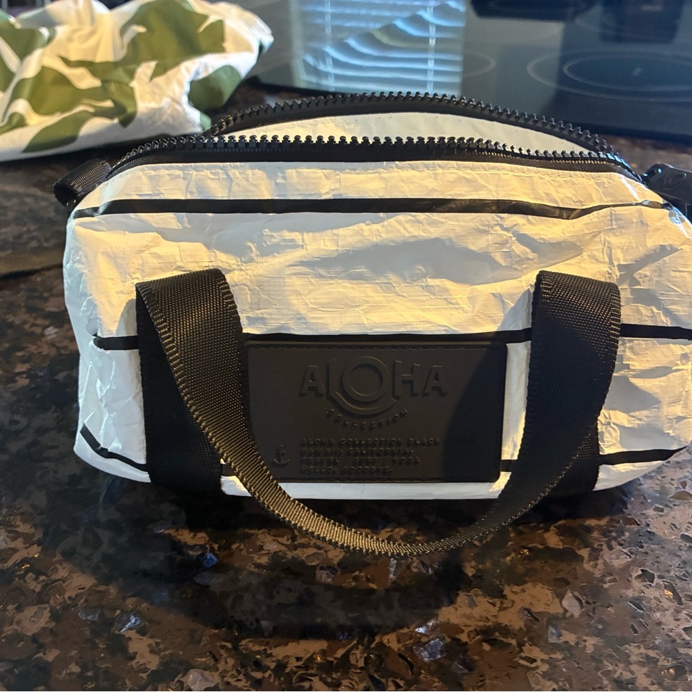 ALOHA Collection striped mini duffel